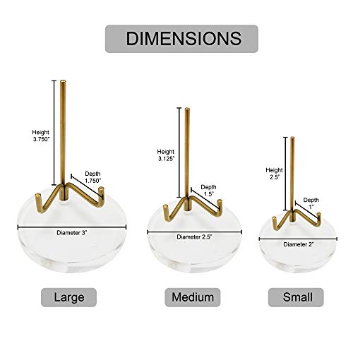 Double-Bend Acrylic Easel Stand