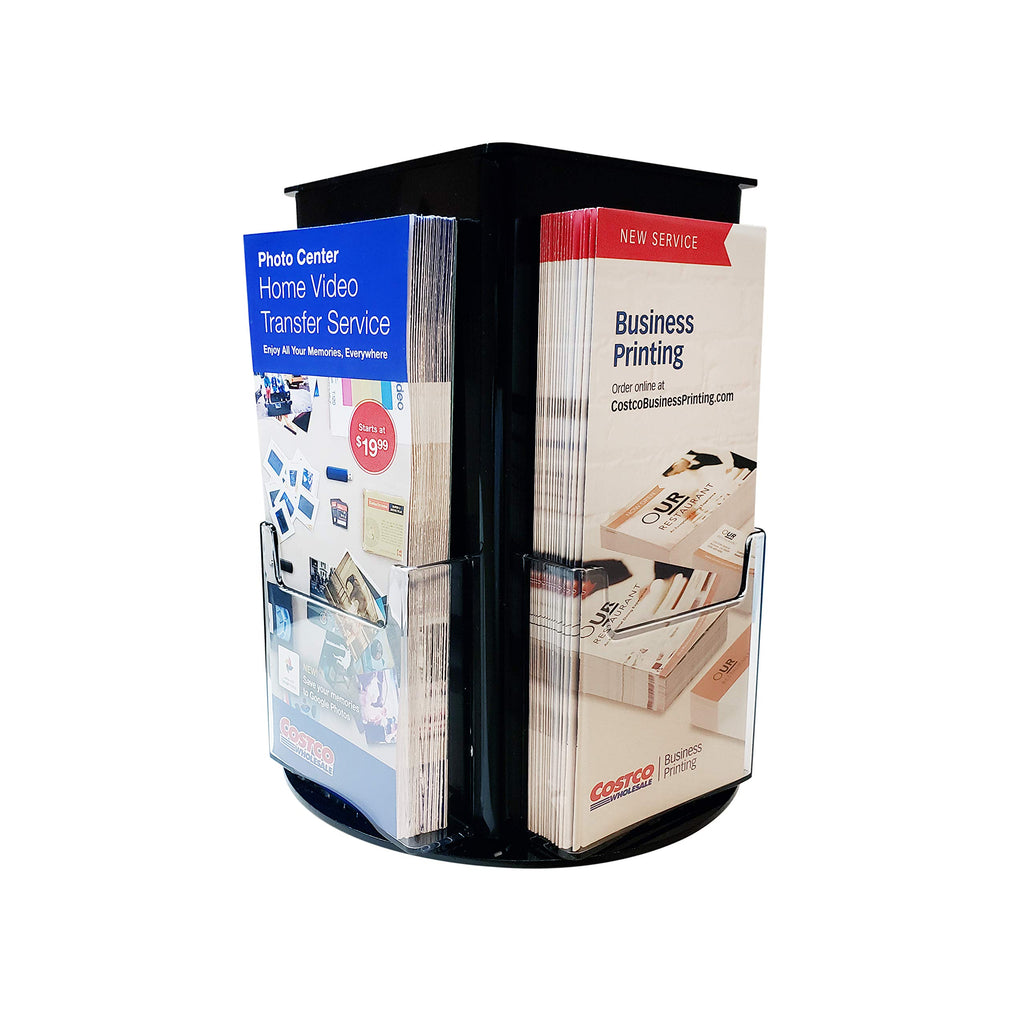 Clear Choice Deluxe Rotating Brochure Display Stand