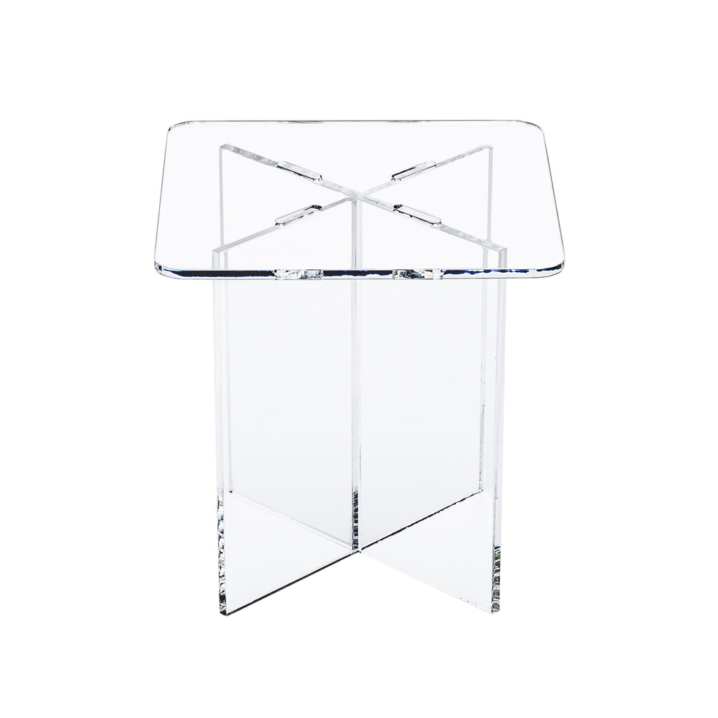 Clear Choice Set of 4 Square Acrylic Stands
