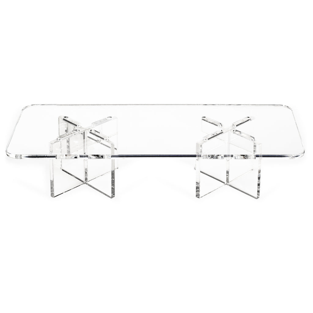 Clear Choice, Acrylic Rectangle Disassemble Riser Display Stand